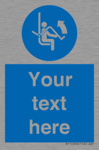 Custom Mandatory: Open safety bar of chairlift